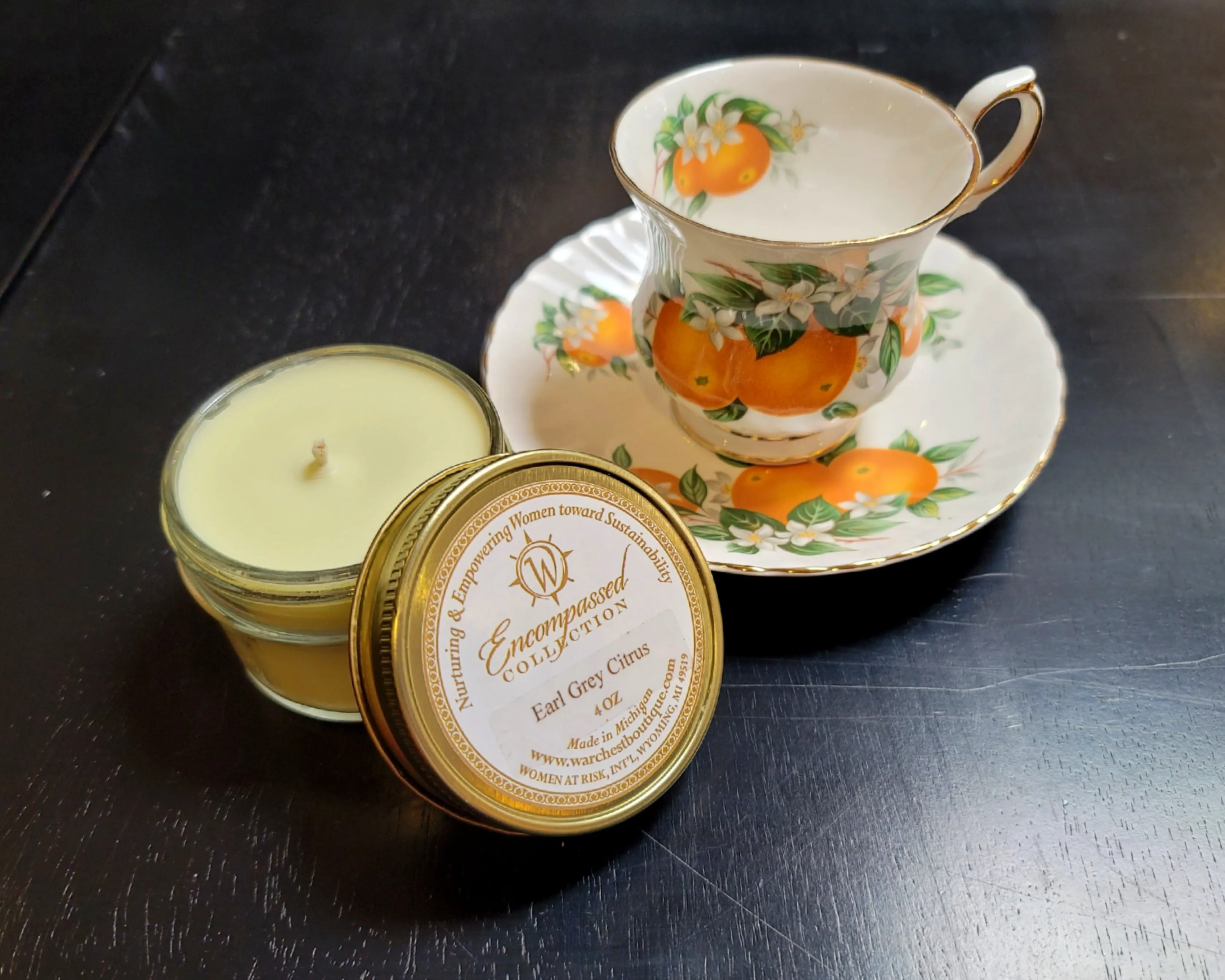 Earl Grey Citrus Candle 4 oz