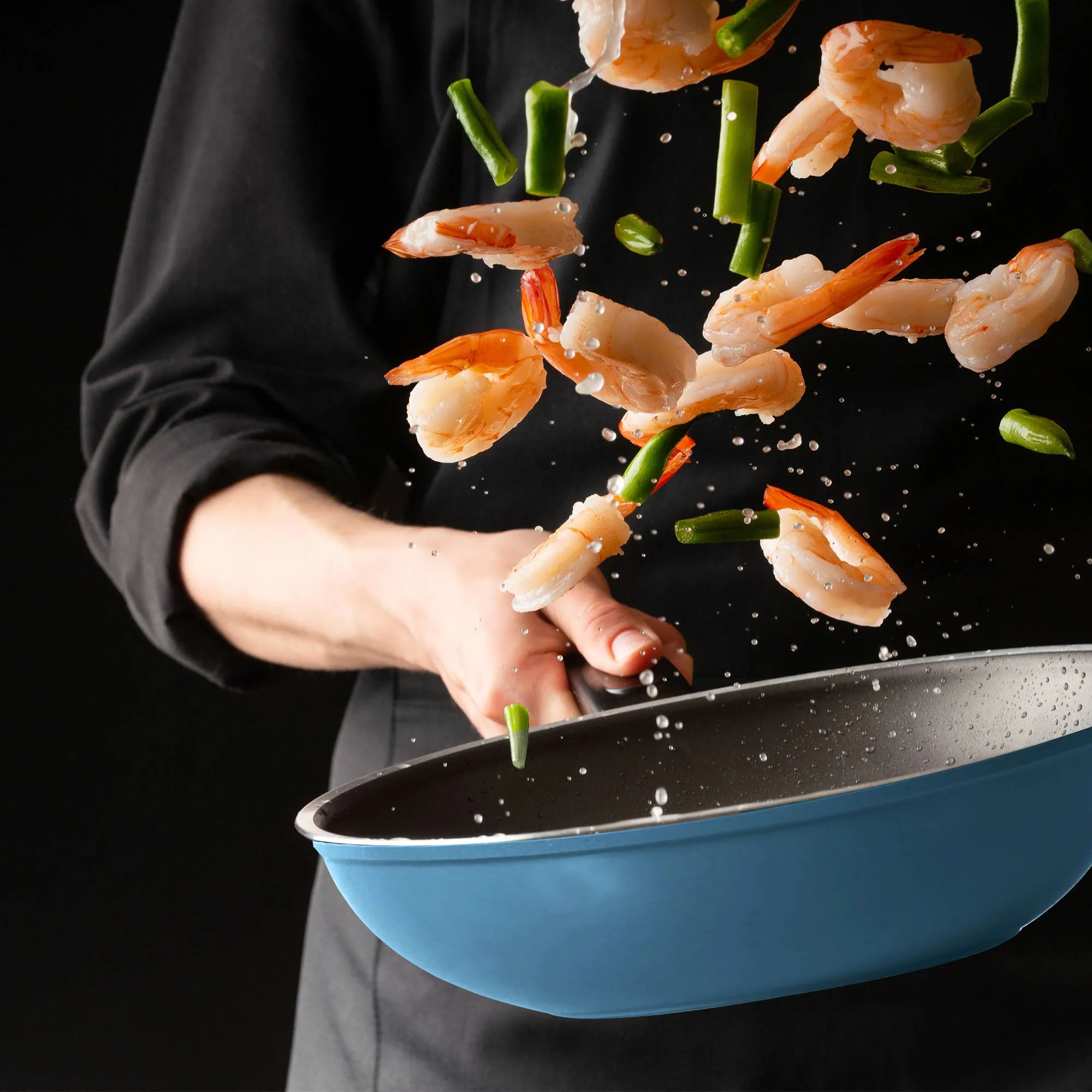 Eela 12" Chef's Pan Durable, Lightweight, and Nonstick Coating