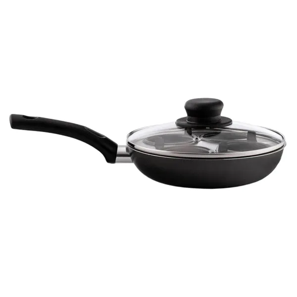 Egg Poaching Pan & Glass Lid 20cm