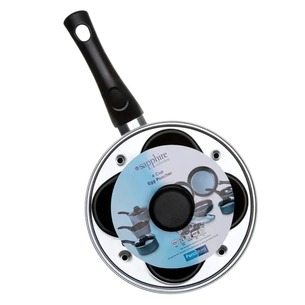 Egg Poaching Pan & Glass Lid 20cm