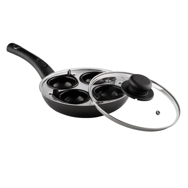 Egg Poaching Pan & Glass Lid 20cm