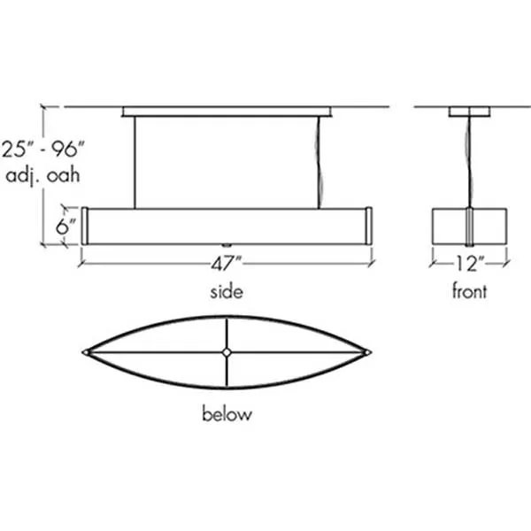 Ellipse 19427 Indoor/Outdoor Pendant By Ultralights Lighting