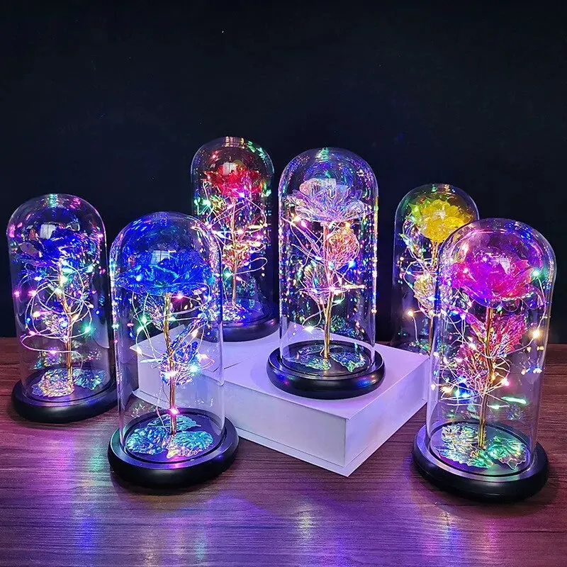 Enchanted Galaxy Rose LED Light