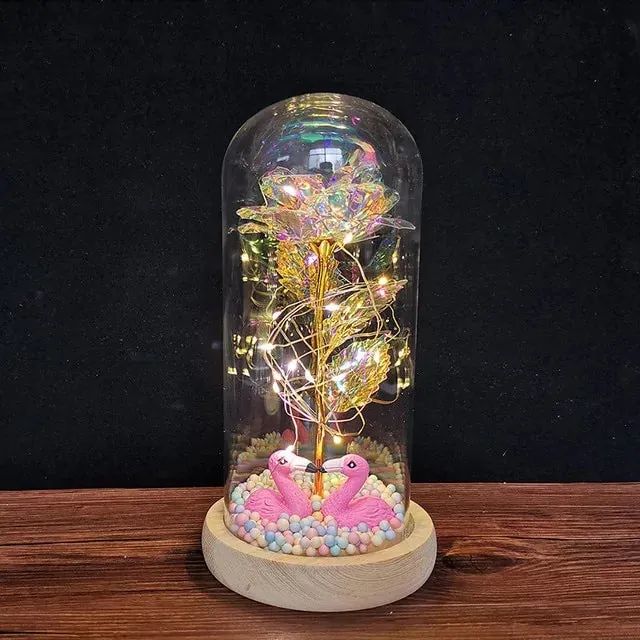 Enchanted Galaxy Rose LED Light