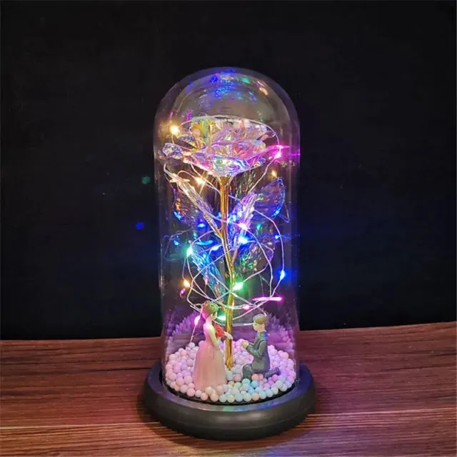 Enchanted Galaxy Rose LED Light