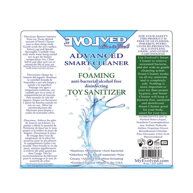 Evolved Smart Cleaner Foaming 8 Oz