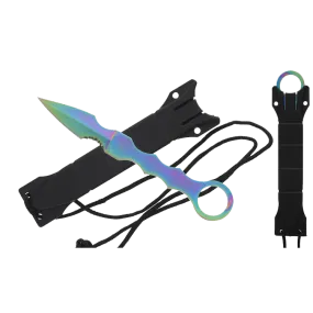 Falcon 7.5" Rainbow Tactical Knife