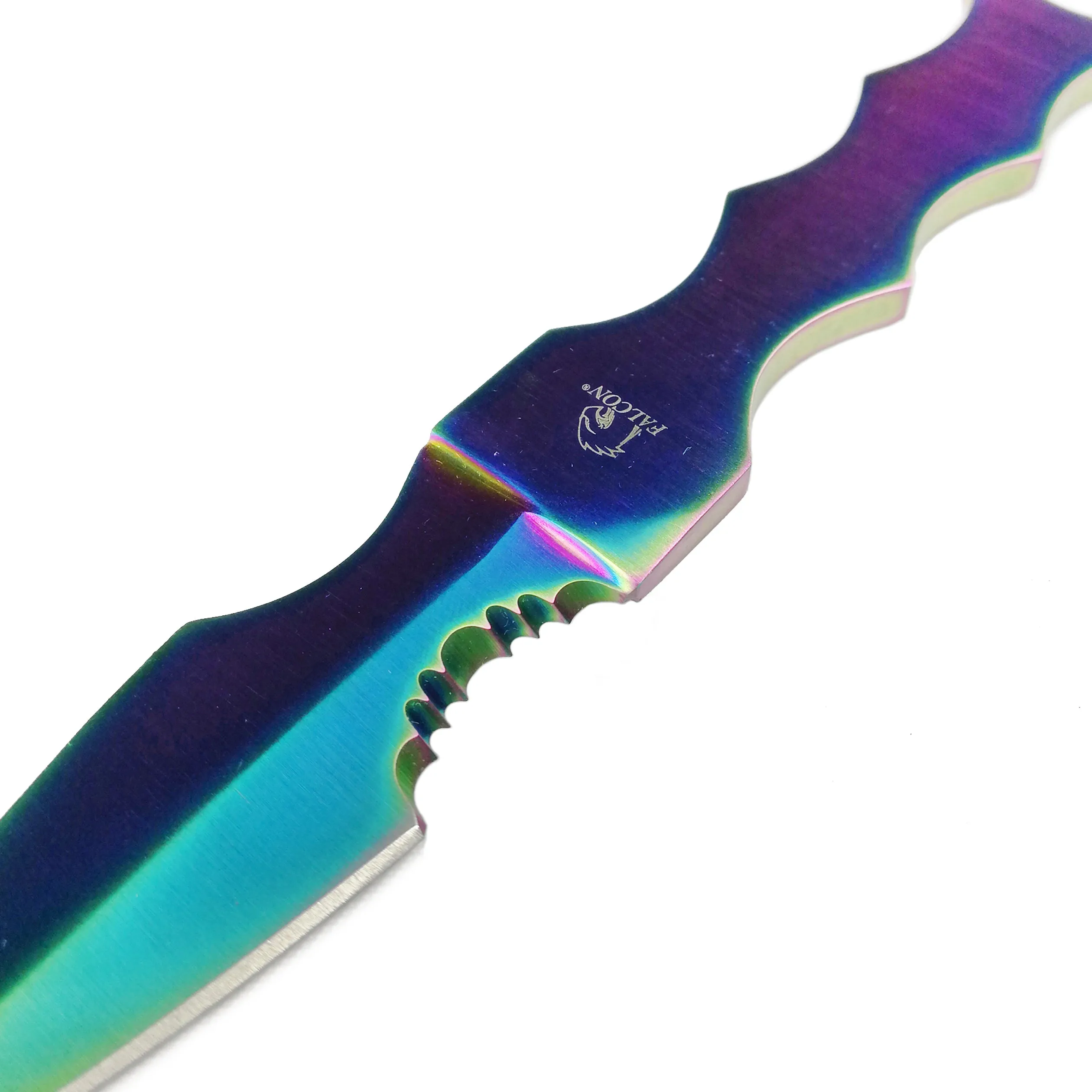 Falcon 7.5" Rainbow Tactical Knife