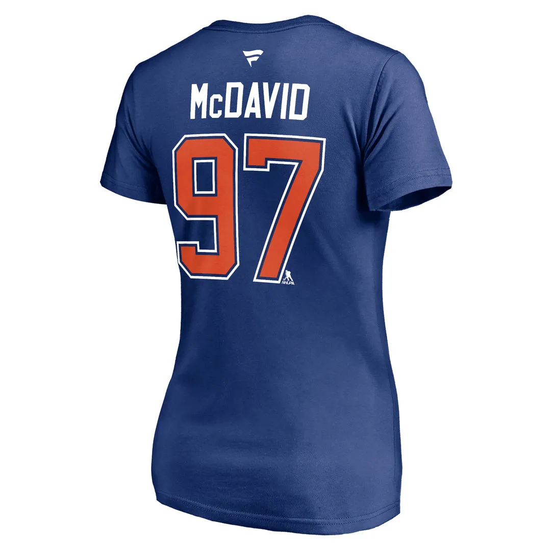 Fanatics Women's NHL Player Edmonton Oilers Connor McDavid T-Shirt