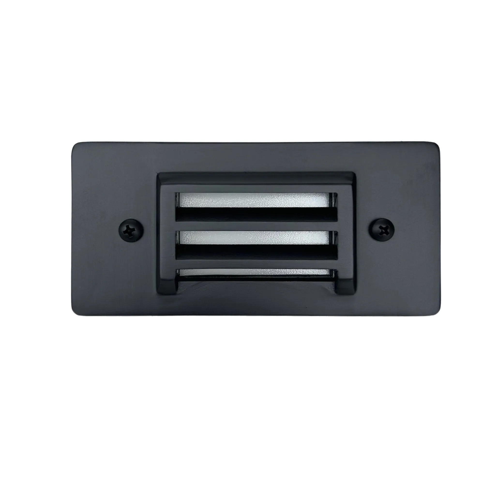 Fente Black Cast Brass Step & Deck Light | Surface Flush Mount