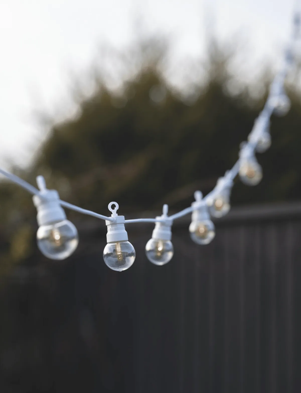 Festoon 20 Golf Ball Bulb String Lights in White