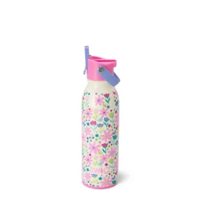 Flower Power Flip & Sip 16 oz Water Bottle