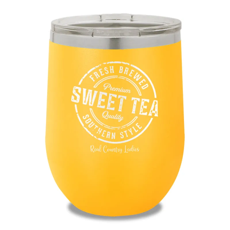 Fresh Brewed Sweet Tea 12oz Stemless Wine Cup