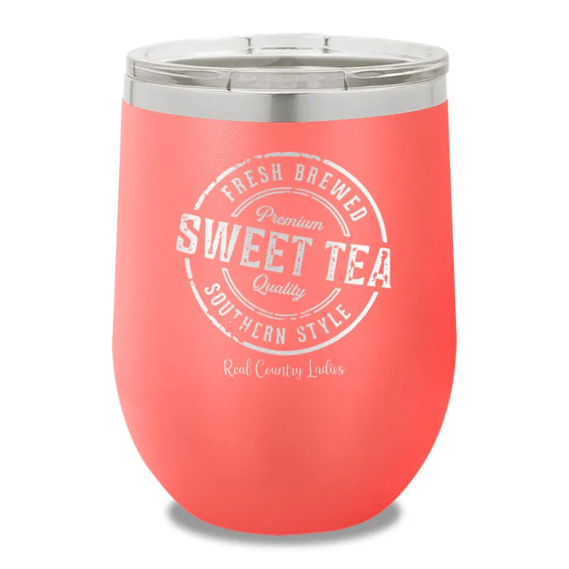 Fresh Brewed Sweet Tea 12oz Stemless Wine Cup