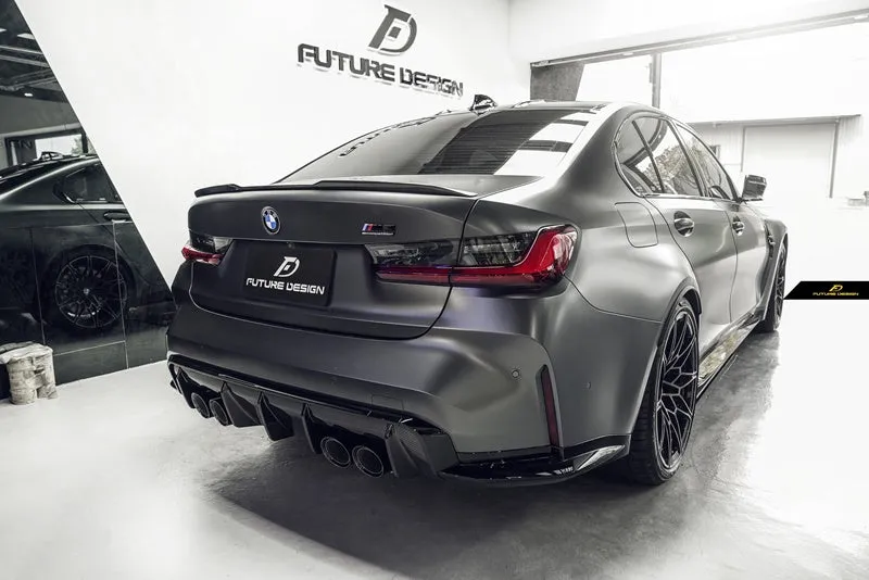 Future Design Carbon Fiber M Performance Rear Diffuser for M3 G80 & M4 G82 G83 2020 