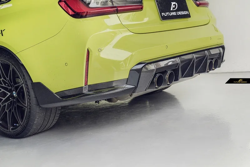 Future Design Carbon Fiber M Performance Rear Diffuser for M3 G80 & M4 G82 G83 2020 