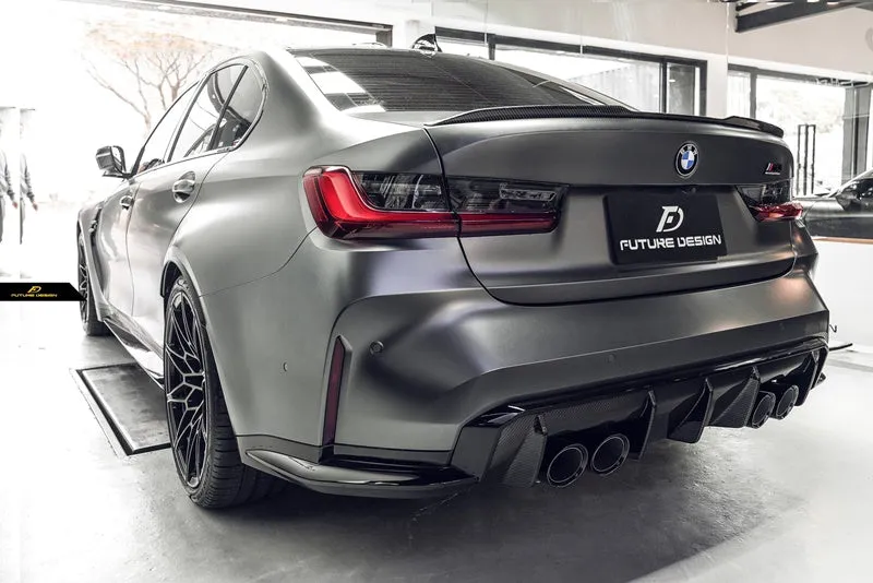 Future Design Carbon Fiber M Performance Rear Diffuser for M3 G80 & M4 G82 G83 2020 