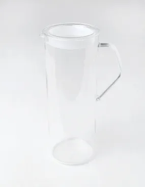 Glass Handled Water Pitcher