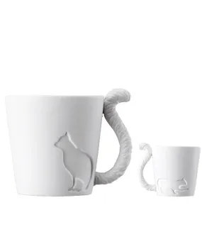 Glassware: KINTO Mugtail - Cat, 270ml/9 fl. oz