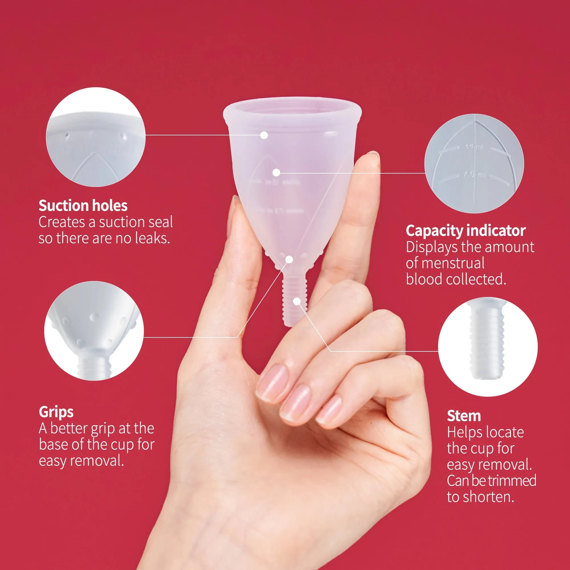 HannahCup Menstrual Cup - Medium