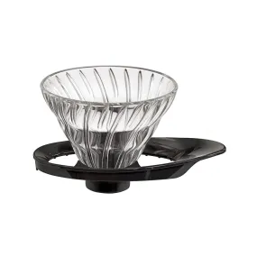 Hario V60 Glass Coffee Dripper Black - Size 01