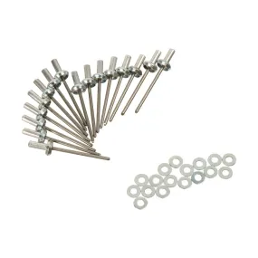 Headlamp Beading Rivet & Washer Kit, Headlamp Beading Rivet & Washer Kit - Kit Includes 16 X Special Rivets And 30 X Washers.