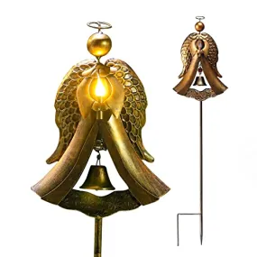 Homight Solar Metal Angel Stake Grave Decorations for Cemetery Perfect as Angel Remembrance & Sympathy cemetary Grave Decorations Gifts for Pets and Lost Love Ones