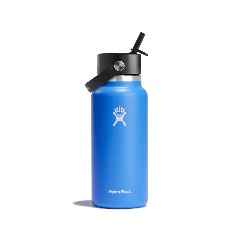 HYDRO FLASK 32oz Wide Mouth (946ml) with Flex Straw Cap