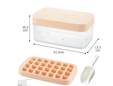 Ice Cube Mold Silicone Ice Tray Ice Making Mold Ice Box Ice Ball Storage Box Artifact