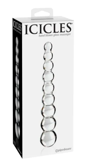 Icicles No 2 Glass Dildo (Clear)