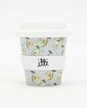 Itti Bamboo Baby Cino Cup   2 Straws - Avocado