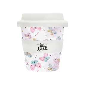 Itti Bamboo Baby Cino Cup   2 Straws - Butterfly