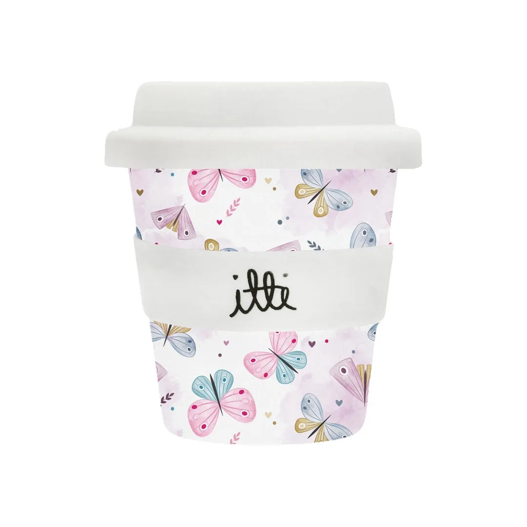 Itti Bamboo Baby Cino Cup   2 Straws - Butterfly