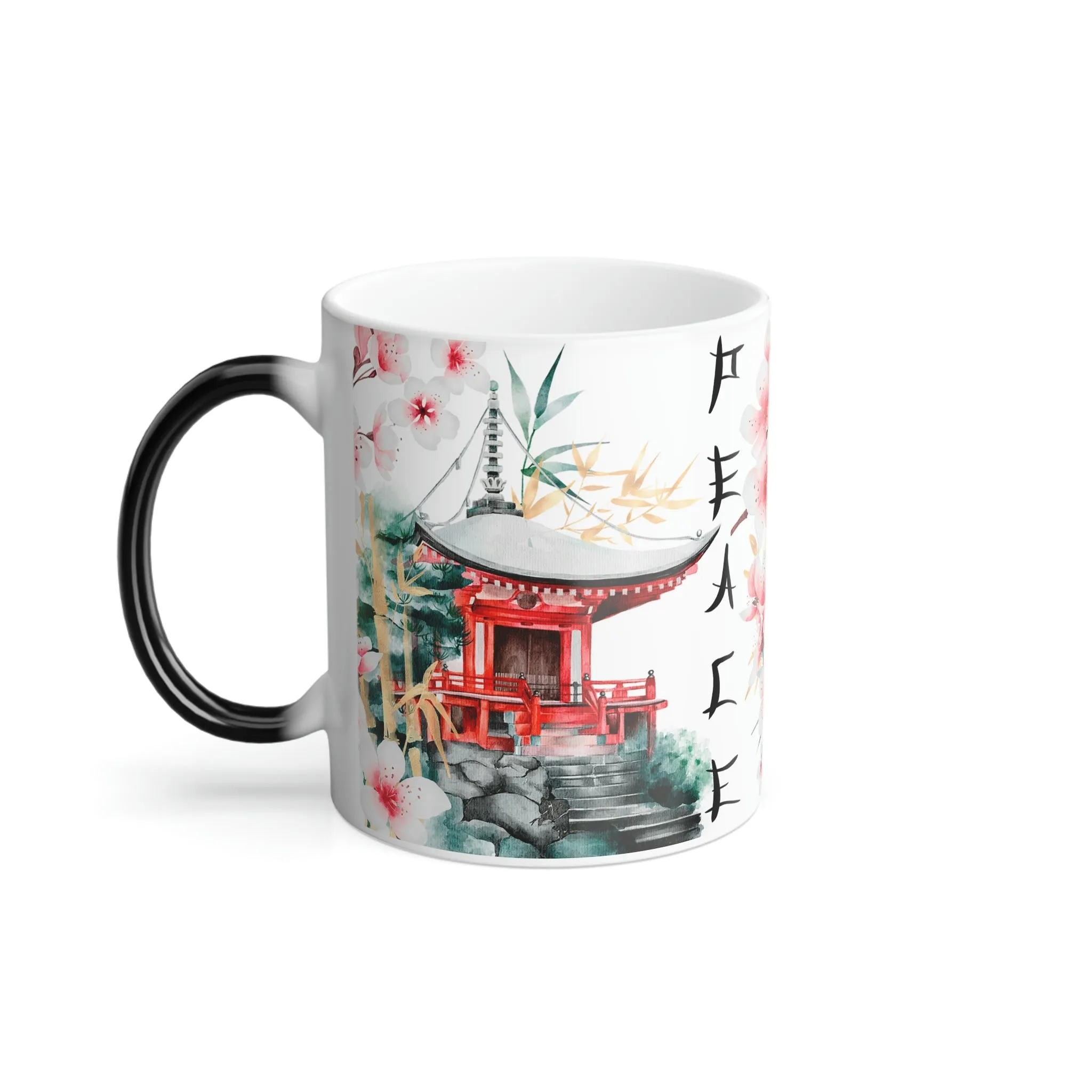 Japanese Peace 11oz Color Morphing Mug