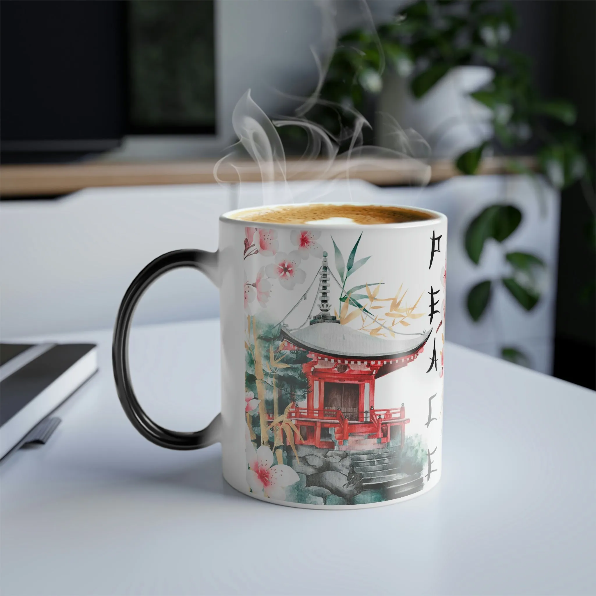 Japanese Peace 11oz Color Morphing Mug