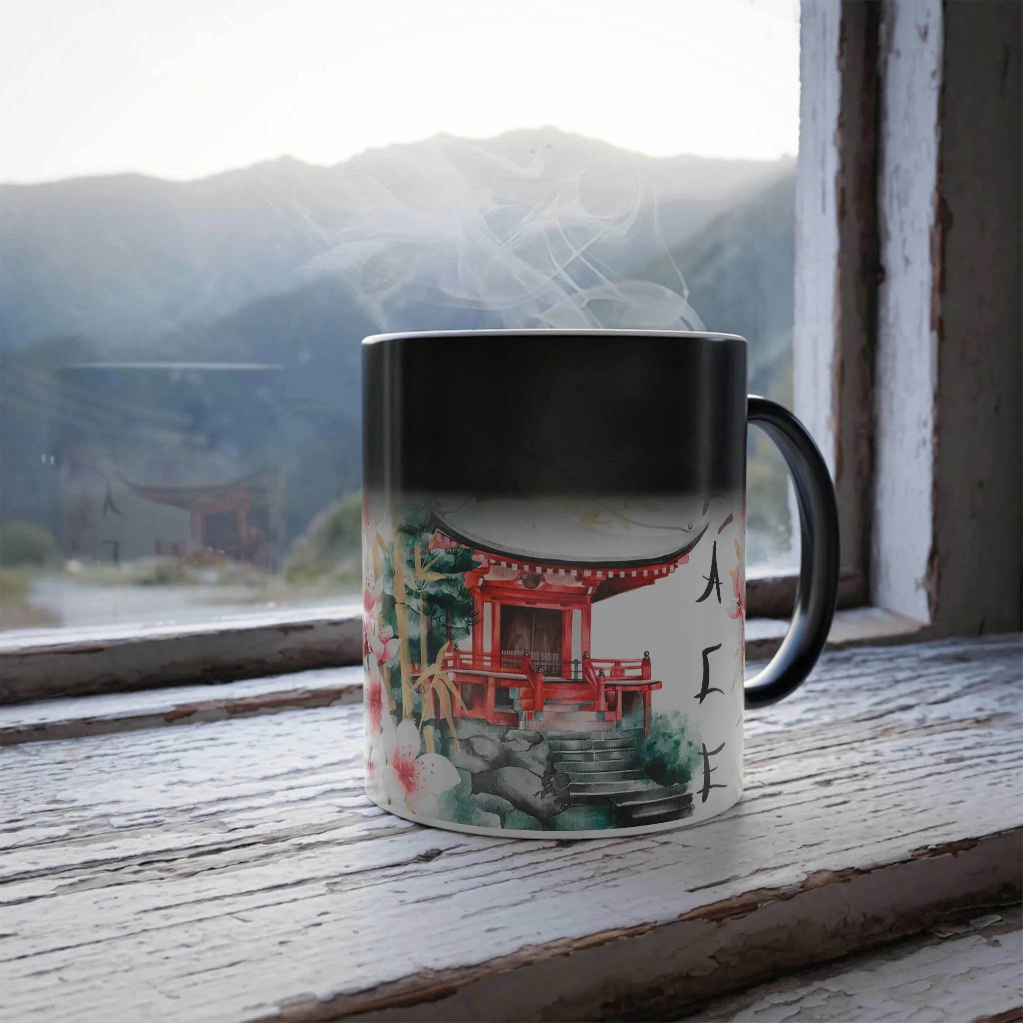 Japanese Peace 11oz Color Morphing Mug