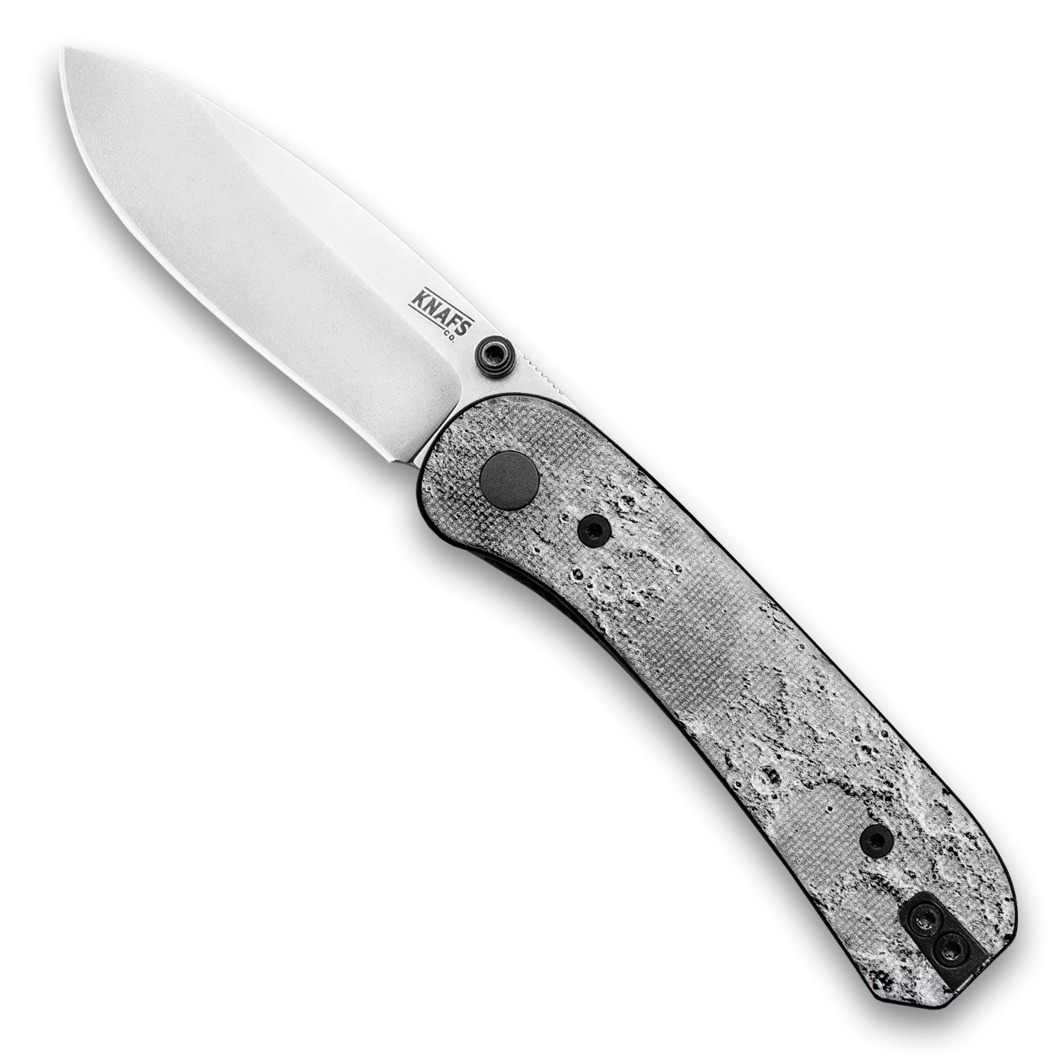 Lander 1 Pocket Knife - Printed G10 Scales - Pre-Built