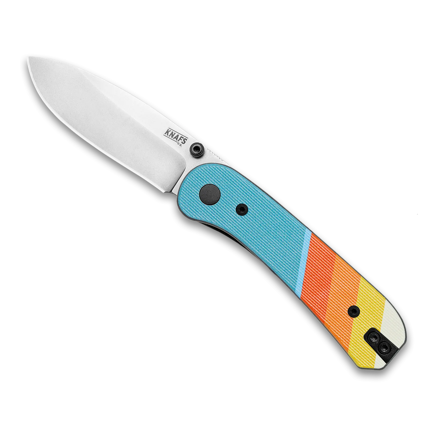 Lander 1 Pocket Knife - Printed G10 Scales - Pre-Built