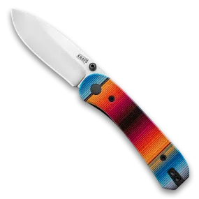 Lander 1 Pocket Knife - Printed G10 Scales - Pre-Built