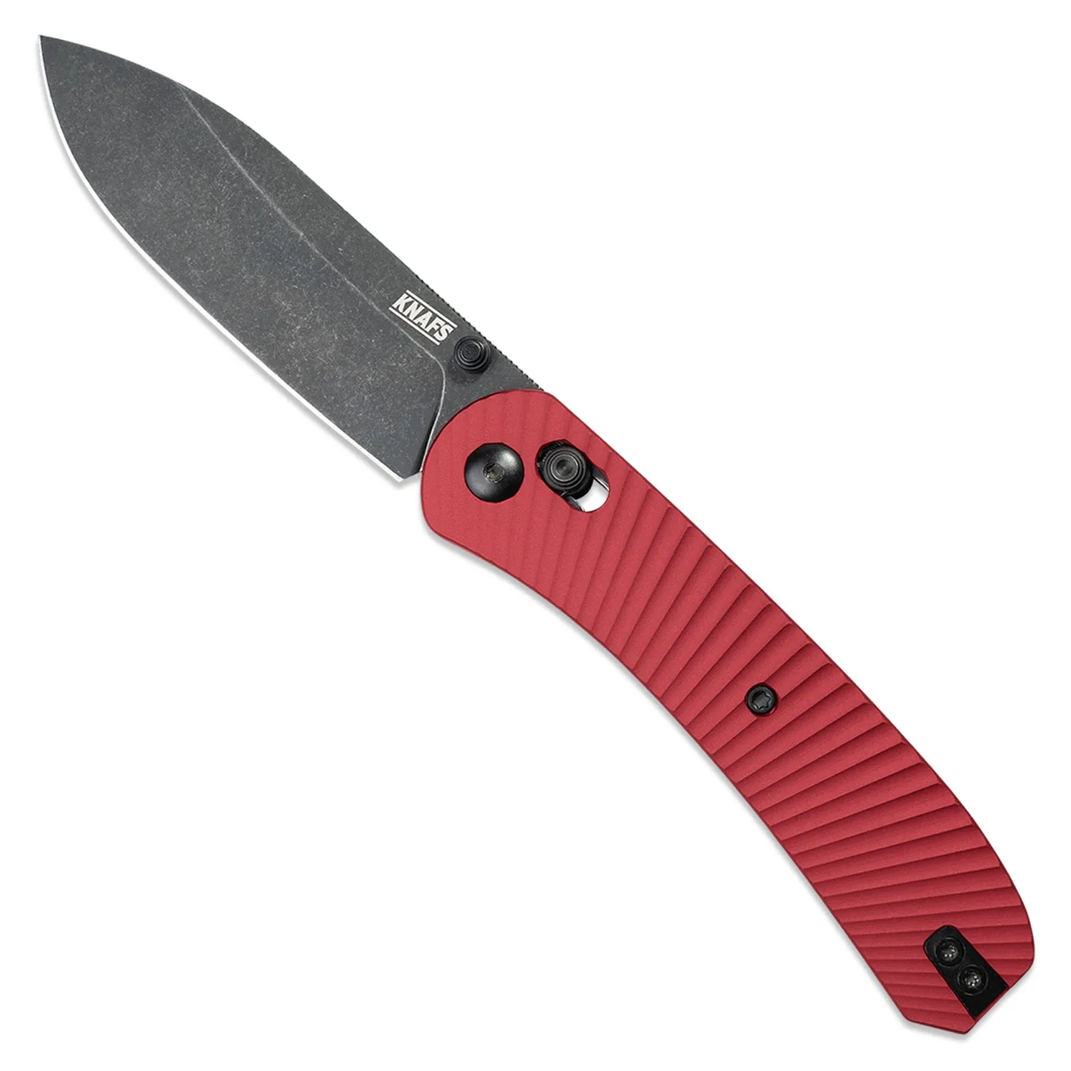 Lander 2 Pocket Knife - Solar Flare Aluminum Scales - Pre-built