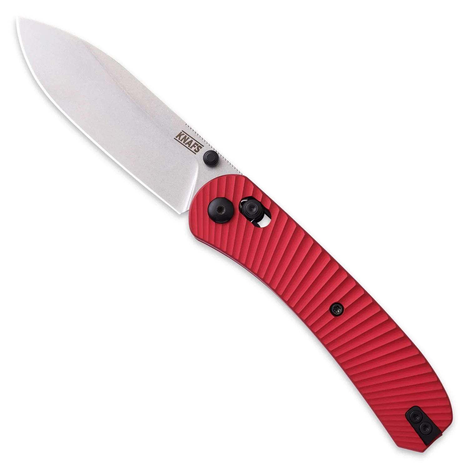 Lander 2 Pocket Knife - Solar Flare Aluminum Scales - Pre-built