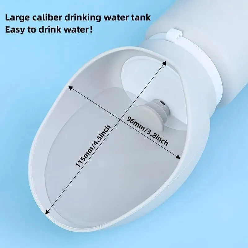 Leak-Proof Dog Water Bottle - Foldable Silicone Dispenser