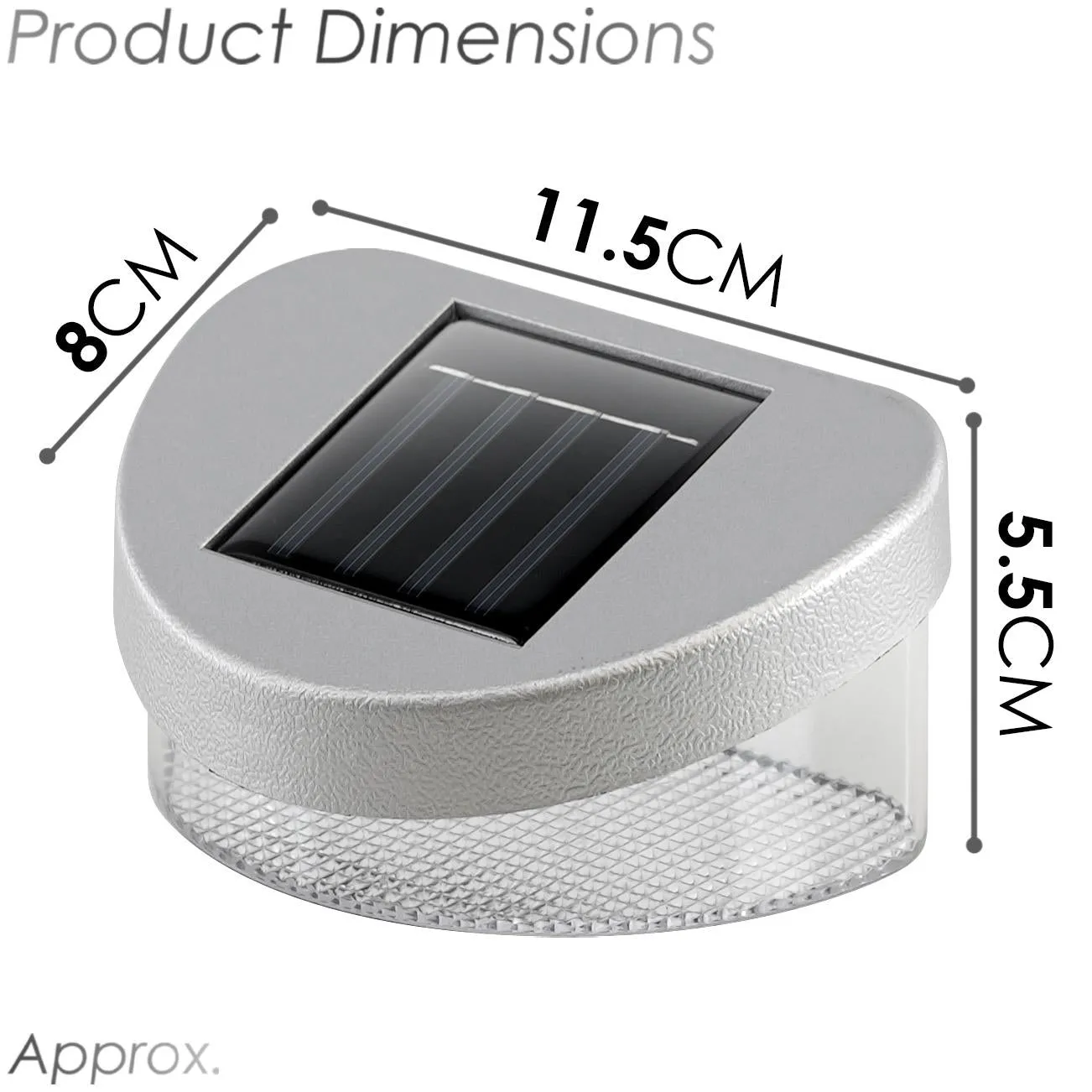 LED Solar Fence Lights