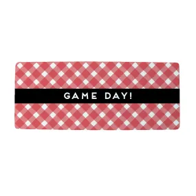 Long Serving Board - Game Day! Red/Black