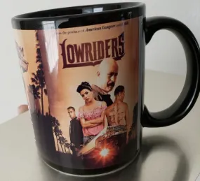 Lowriders Coffee Mug 11oz. on white mug