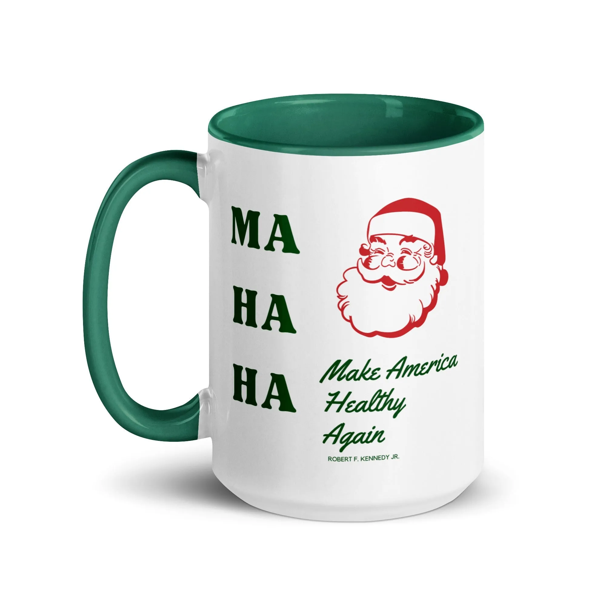 Make America Healthy Again Santa Mug with Color Inside