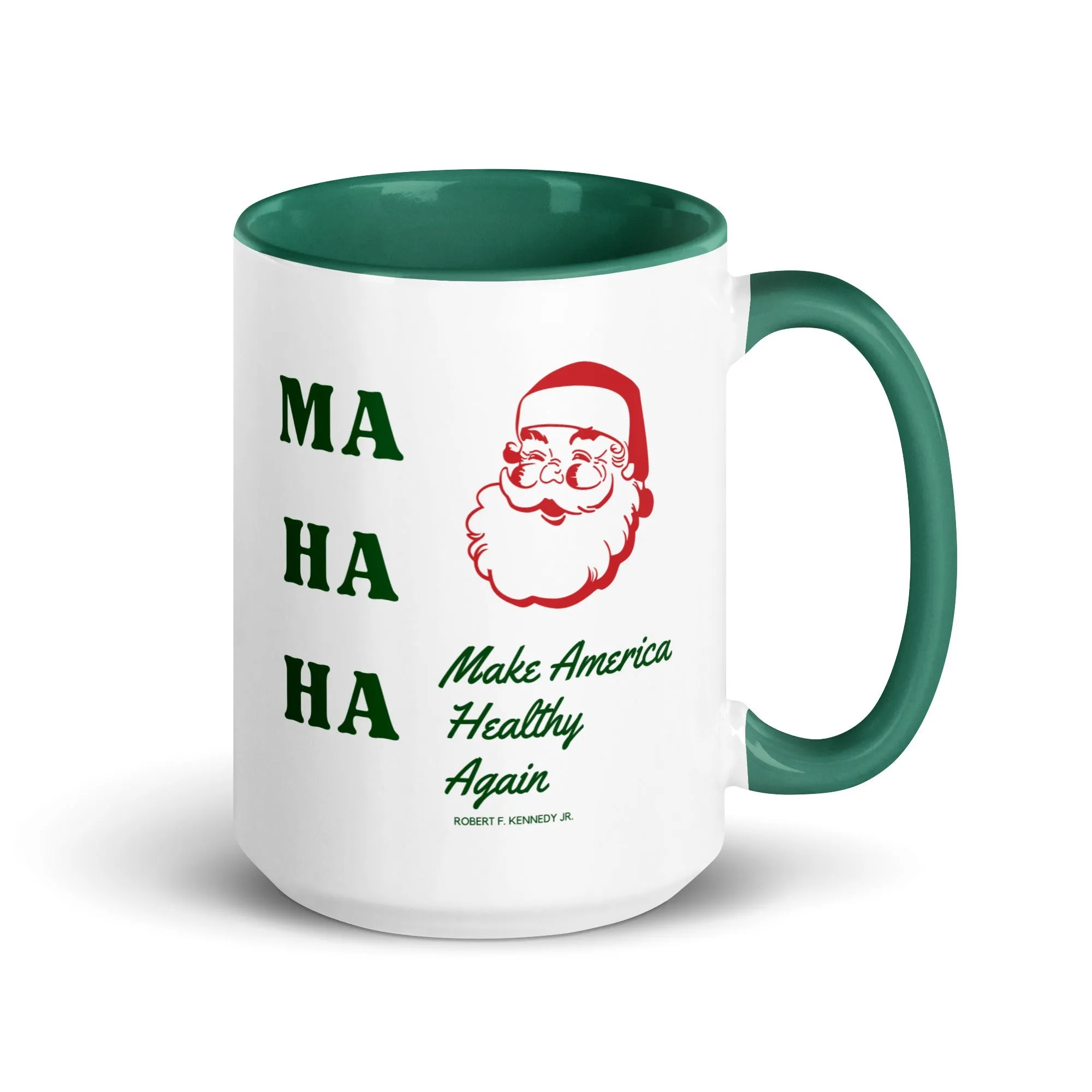 Make America Healthy Again Santa Mug with Color Inside