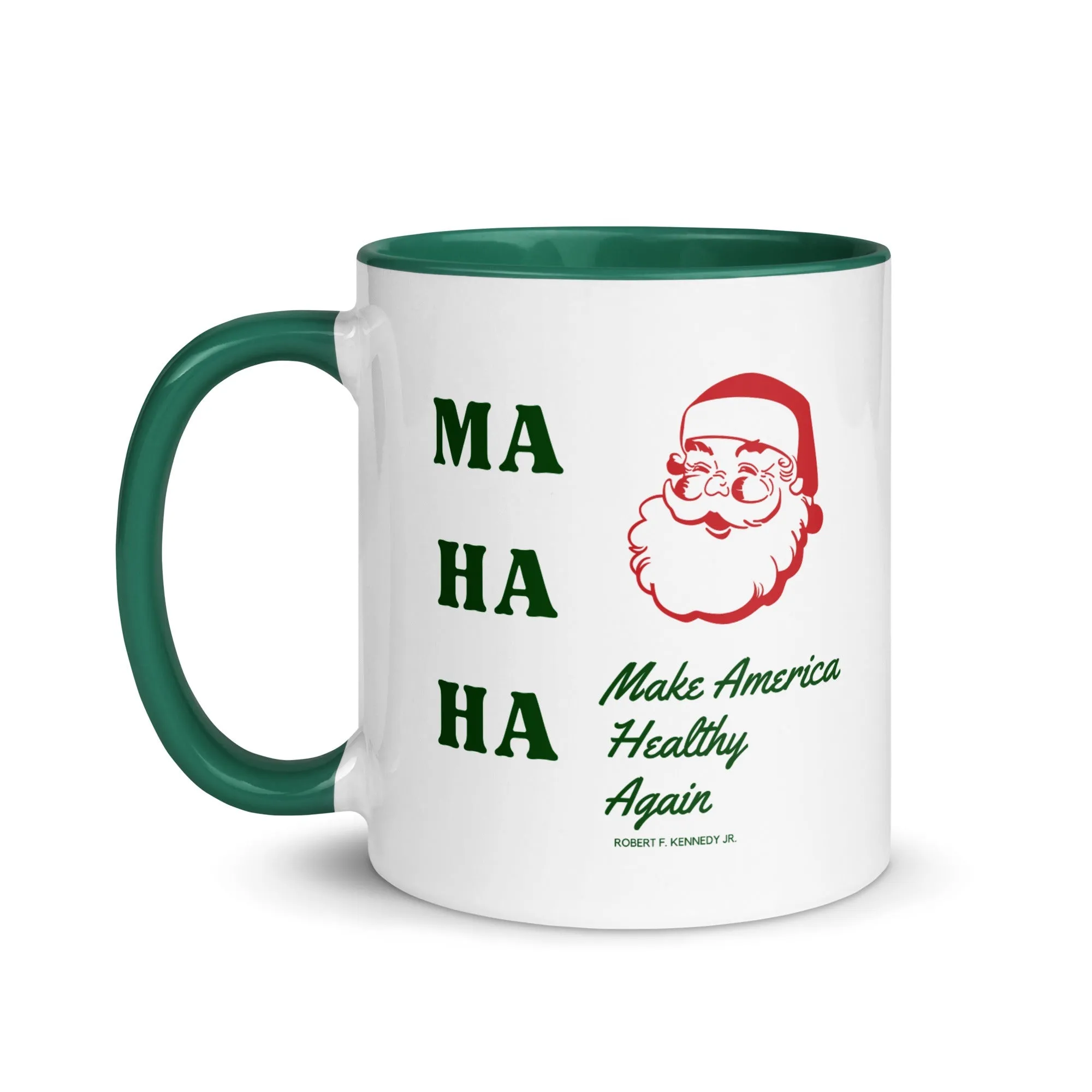 Make America Healthy Again Santa Mug with Color Inside