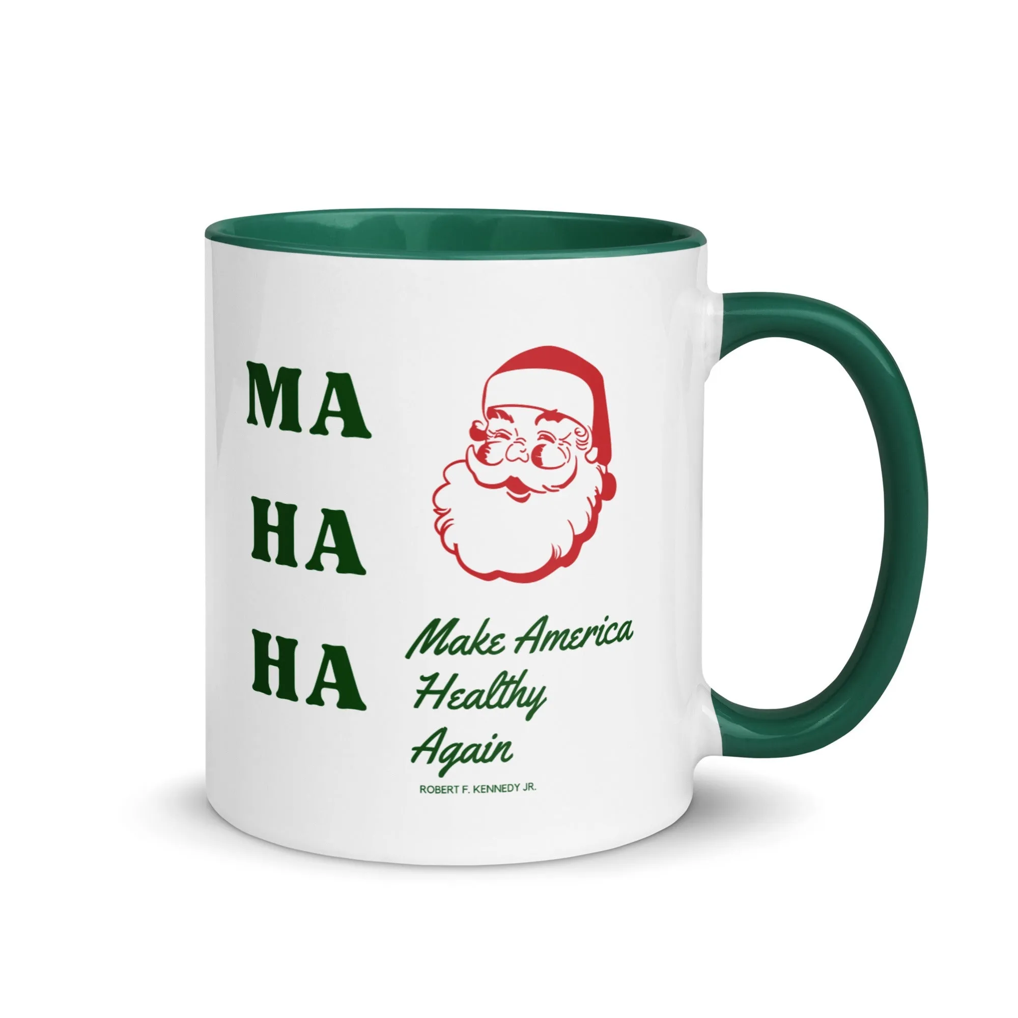 Make America Healthy Again Santa Mug with Color Inside