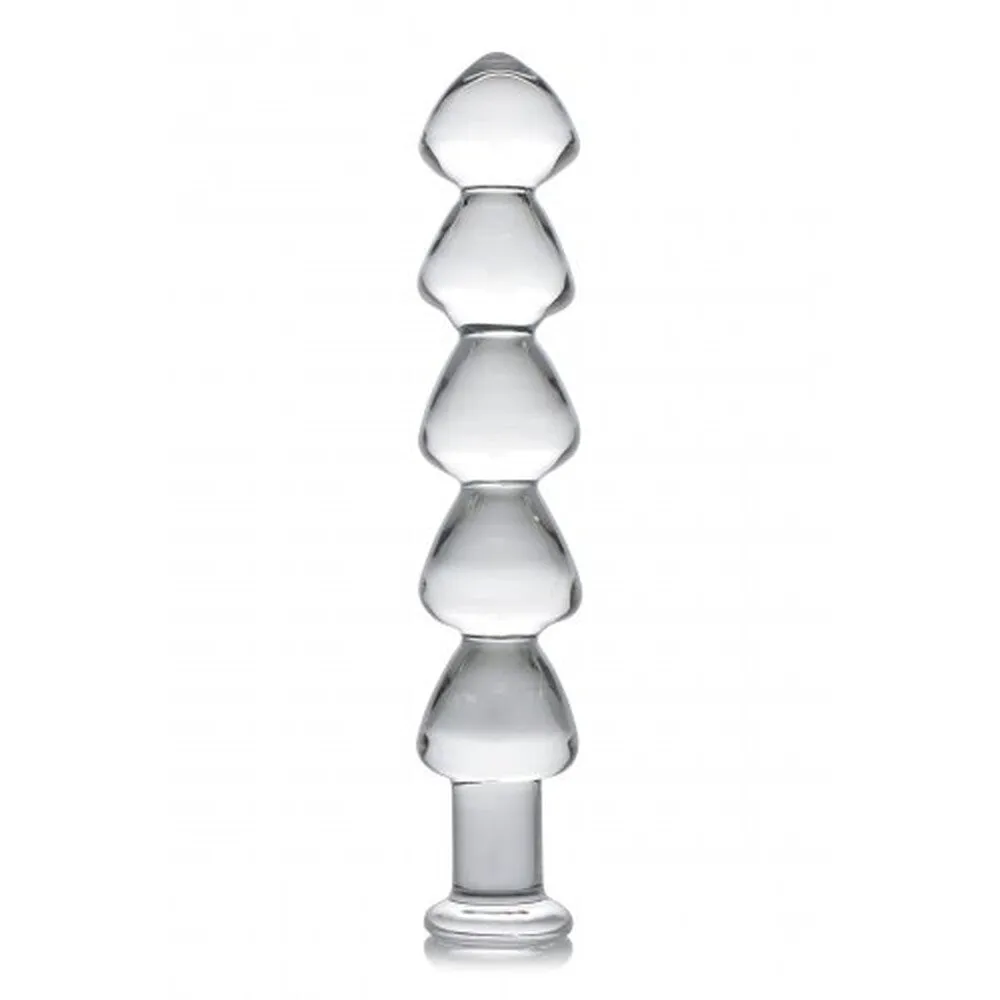 Master Series Drops Anal Links Glass Dildo